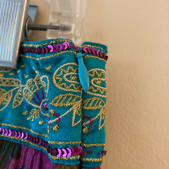 NWT DKNY Jeans boho inspired mini skirt size 7 - Picture 3 of 7